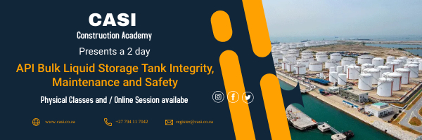 API Bulk Liquid Storage Tank Integrity Maintenance and Safety - Made with PosterMyWall